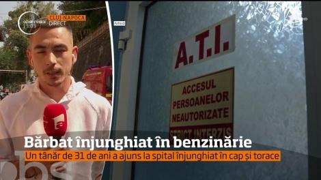 Bărbat &icirc;njunghiat &icirc;n benzinărie