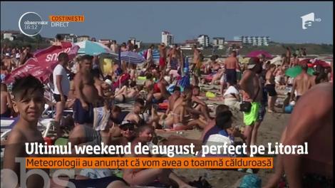 Turiştii de pe Litoralul românesc au parte de vreme excelentă în ultimul weekend din august. Dar şi de preţuri mai mici