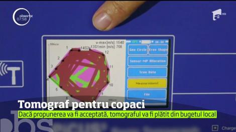 Tomograf pentru copaci