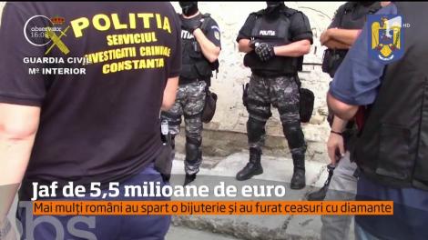 Jaf ca în filme dat de români în Insulele Canare! Au dat o spargere de 5,5 milioane de euro la o bijuterie de lux!