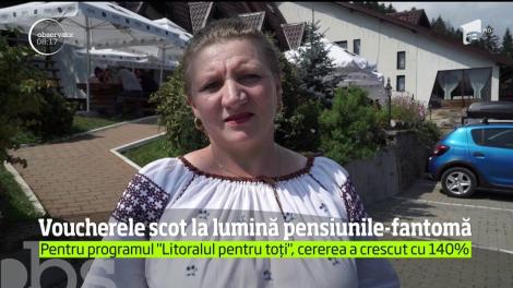 Voucherele scot la lumină pensiunile-fantomă
