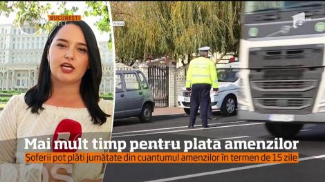 Veşti bune pentru românii care primesc amezi. De astăzi, contravenţiile pot fi achitate în 15 zile