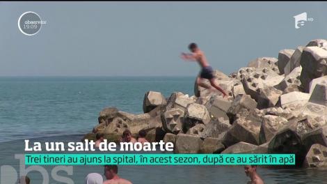 O nouă metodă riscantă de distracţie pune &icirc;n pericol turiştii la malul mării. Doar &icirc;n ultimele zile, doi tineri au ajuns la spital, iar unul dintre ei riscă să răm&acirc;nă paralizat!