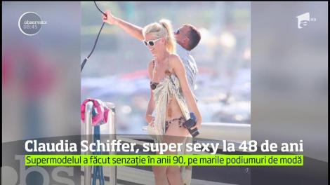 Claudia Schiffer, super sexy și la 48 de ani
