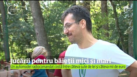 Un parc din T&acirc;rgu Mureş a devenit loc de joacă pentru &icirc;mpătimiţii curselor de automodele