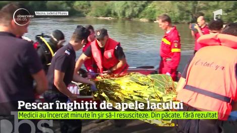 Tragedii în lanţ în judeţul Mureş! Un tânăr a pierit în apele unui lac, în timp ce pescuia