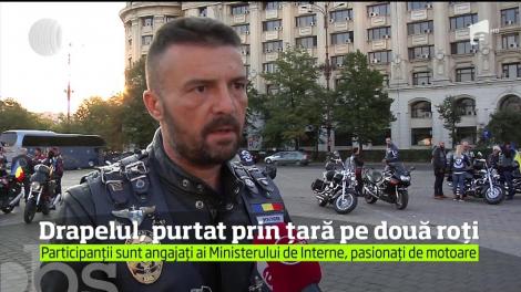 În anul Centenarului Marii Uniri, zeci de poliţişti și jandarmi au plecat într-un tur al României