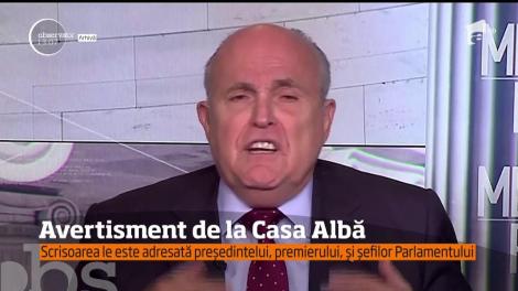 Rudolph Giuliani, avocatul lui Donald Trump, scrisoare către Klaus Iohannis