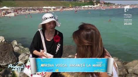 Marina Voica, interviu pe plaja din Eforie Sud