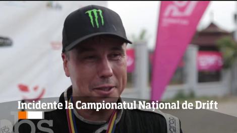 Incidente la Campionatul Național de Drift organizat pe străzile din Rovinari