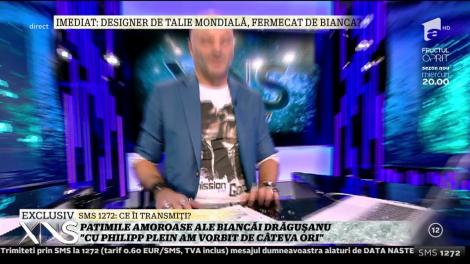 Patimile amoroase ale Biancăi Drăgușanu: "Cu Philipp Plein am vorbit de câteva ori"