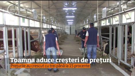 Toamna aduce creşteri de preţuri