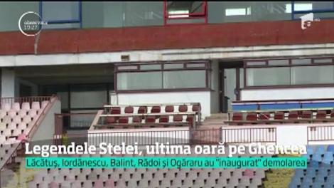Începe demolarea stadionului Ghencea. În locul arenei care a găzduit meciuri istorice, se va ridica o construcţie nouă
