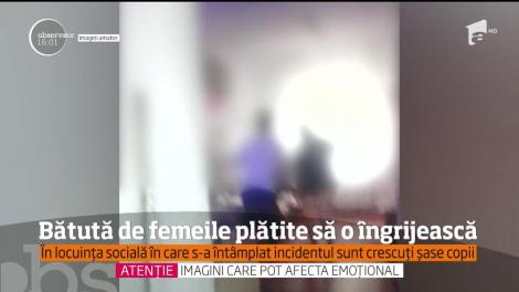 O fetiţă cu dizabilităţi de la un centrul de plasament din Balş a fost filmată în timp ce este lovită cu sălbăticie de o îngrijitoare