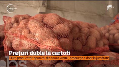 Datorită ploilor de la începutul verii, producătorii din Harghita spun că nu au de ales și trebuie să mărească prețurile la cartofi