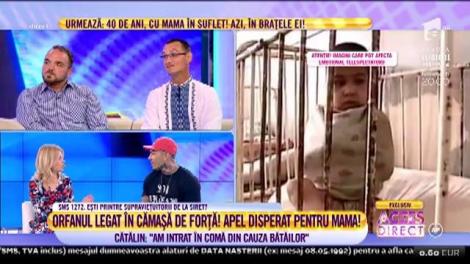 Cătălin, orfan în cămașa de forță, la orfelinatul din Siret: "Am intrat în comă din cauza bătăilor"