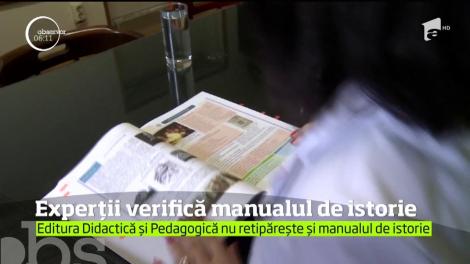 Experții verifică manualul de istorie