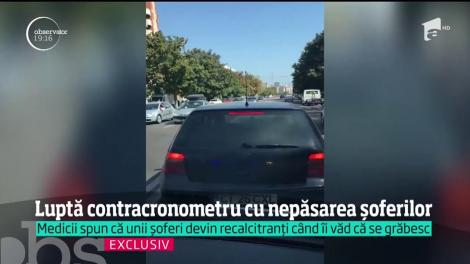 Salvarea de vieţi trebuie să treacă mai întâi de nepăsarea şoferilor. Cursele ambulanţelor în traficul bucureştean sunt afectate în fiecare zi