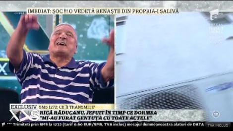 Rică Răducanu, jefuit în timp ce dormea: "Mi-au furat gentuța cu toate actele"