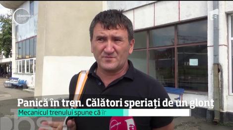 Panică în tren. Călătorii au fost speriați de un glonț. Garnitura circula între Timișoara și Reșita și avea zeci de oameni la bord