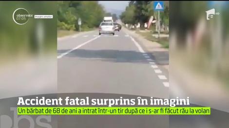 Accident fatal surprins &icirc;n imagini