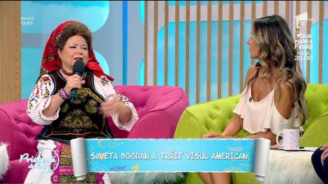 Saveta Bogdan, aventuri în Statele Unite: ”A venit cu două flori la mine. L-am întrebat ce să fac cu ele și mi-a zis ”nu șpic”. N-a durat mult și a murit un vecin!”