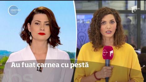 Trei angajaţi ai unei ferme de porci din judeţul Brăila, aflată în carantină din cauza pestei, au fost prinşi de poliţişti cu 25 de kilograme de carne în portbagaje