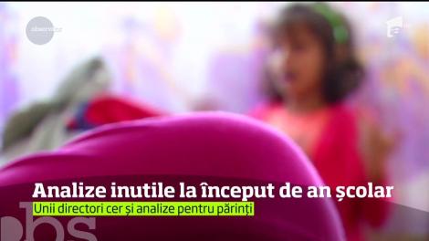 Analize inutile la &icirc;nceput de an școlar &icirc;n sute de grădinițe de stat