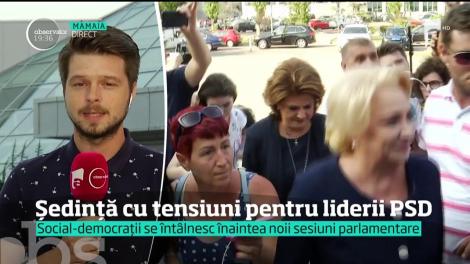 Ședință cu tensiuni pentru liderii PSD