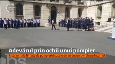 Un sucevean a devenit primul pompier român dotat cu cameră de filmat