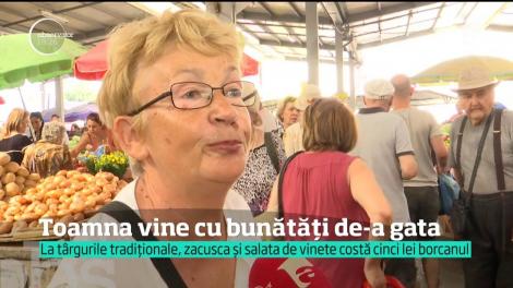 Toamna vine cu bunătăți de-a gata! Mulți români renunță să își mai facă singuri conservele