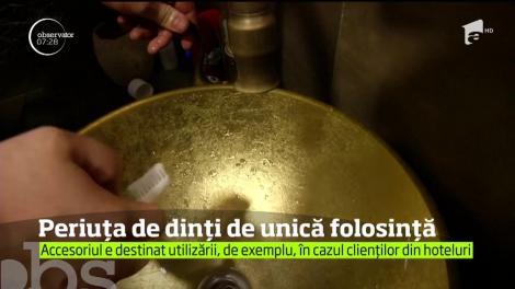 Oamenii de ştiinţă din Ucraina au creat periuța de dinți de unică folosință