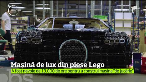 Mașină de lux din piese Lego. Au fost nevoie de 13 mii de ore pentru a construi mașina de "jucărie"