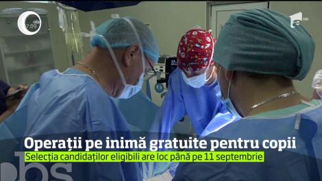 Copiii cu malformaţii cardiace primesc o şansă în plus la o viaţă normală după ce mai mulţi chirurgi străini au anunţat că vin să îi opereze în România