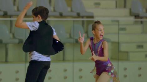Număr spectaculos de patinaj artistic, la „Next Star”! Maria și Anelin s-au născut să fie campioni!