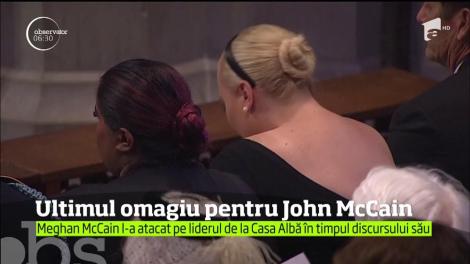 Ultimul omagiu în memoria fostului senator John McCain