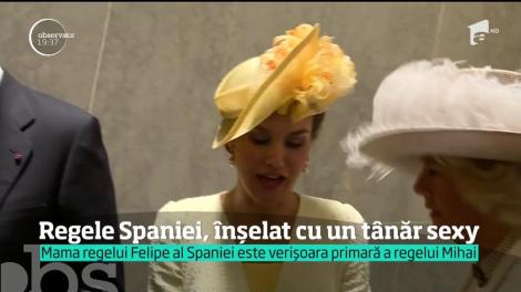 Regele Spaniei, înșelat cu un tânăr sexy
