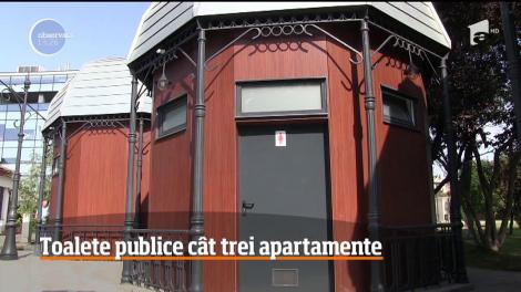 Toalete publice c&acirc;t trei apartamente