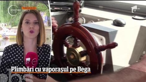 Plimbări cu vaporașul pe Bega