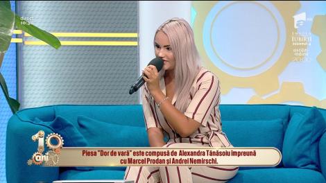 Alexandra Tănăsoiu, pasionată de compus: ”Am văzut că unii artiști își compun singuri piesele, așa că am zis să încerc și eu”