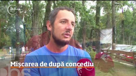 Mișcarea de după concediu, în aer liber