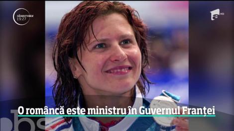 O româncă a devenit noul ministru francez al Sportului