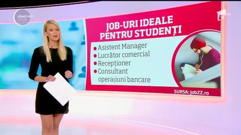 Tot mai mulţi tineri români intră în câmpul muncii încă de pe băncile facultăţii