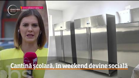 O cantina şcolară din Timișoara devine socială doar în weekenduri şi în vacanţe