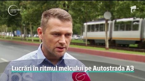 Lucrări în ritmul melcului la Autostrada A3