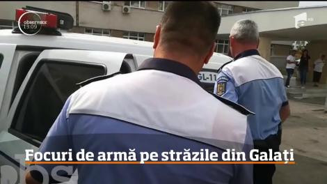 S-au auzit focuri de armă pe străzile din Galaţi