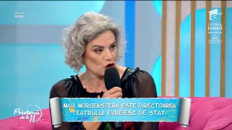 Maia Morgenstern, împlinită și pe scenă și acasă: "Responsabilitatea este o bucurie pentru că te ambiționează”