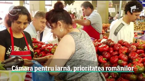 Cămara pentru iarnă are un buget bine stabilit de români
