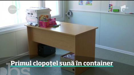 An școlar 2018 - 2019. Ministerul Educației a făcut săli de clasă în containere