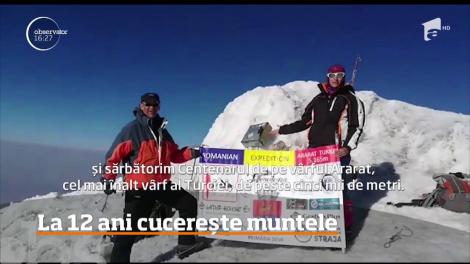 La 12 ani, Alexandra Marcu cucerește muntele